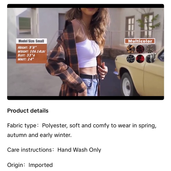 NWT blooming jelly plaid flannel - Picture 3 of 5